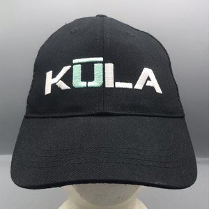 Kula Coolers Ice Chests Hat Logo Cap Black Embroidered Mesh Snapback Adjustable